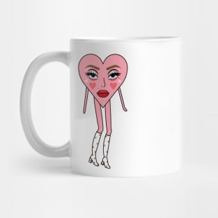 Cherry Dream Lovers  Heart Mug